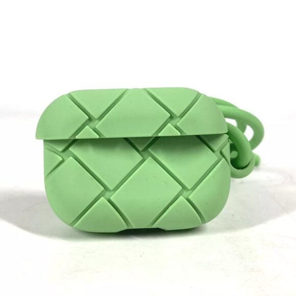 BOTTEGA VENETA Airpods Apple Intrecciato Earphone case rubber Green Unused - Picture 6 of 14
